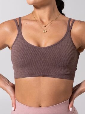 Buffbunny Shape Seamless Sports Bra - Mocha Berry Large